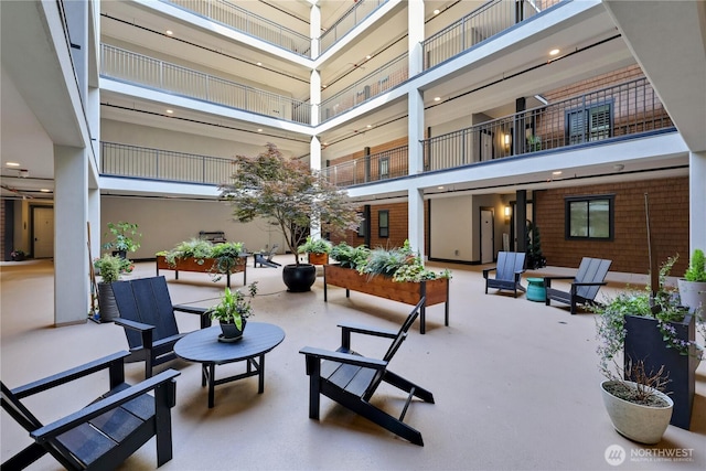 4907 Main St Unit 107, Tacoma, WA 98407 - community lobby with a high ceiling and recessed lighting
