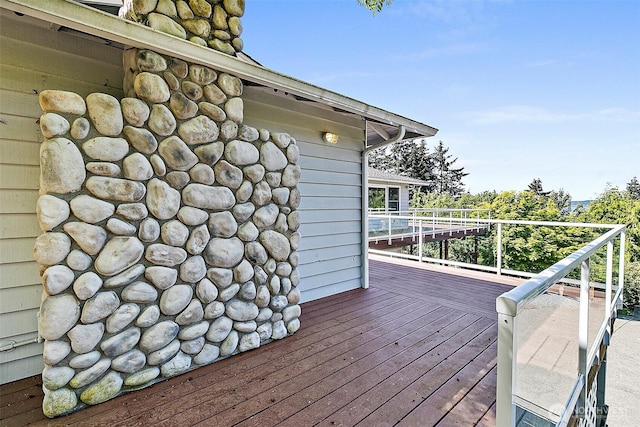 5758 Overlook Ave NE, Tacoma, WA 98422 - view of wooden deck