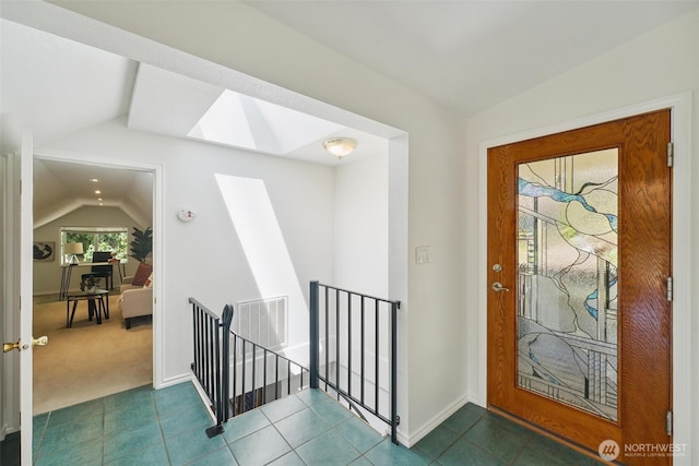 35029 37th Ave S, Auburn, WA 98001 - tiled foyer entrance with vaulted ceiling and a skylight