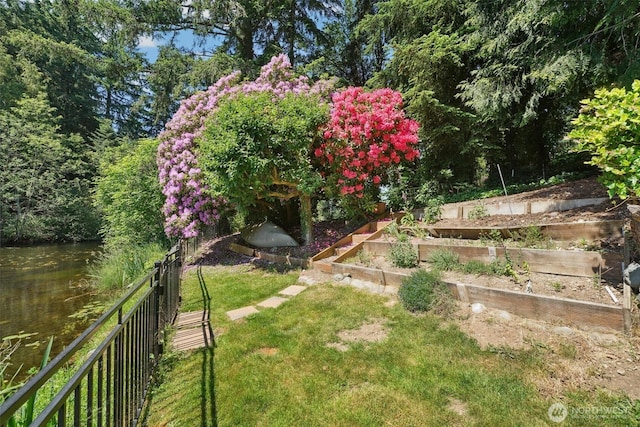 35029 37th Ave S, Auburn, WA 98001 - view of yard with a garden and a water view