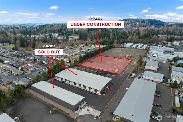 1631 Jills Ct Unit 9, Bellingham, WA 98226 - aerial view of property's location featuring property parcel outlined