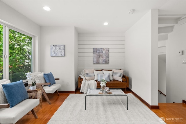 672 NE 40th St, Seattle, WA 98105 - bedroom with wood finished floors, recessed lighting, and baseboards
