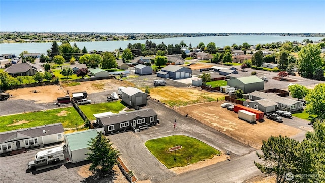 3327 Firouzi Dr NE, Moses Lake, WA 98837 - aerial perspective of suburban area with a nearby body of water