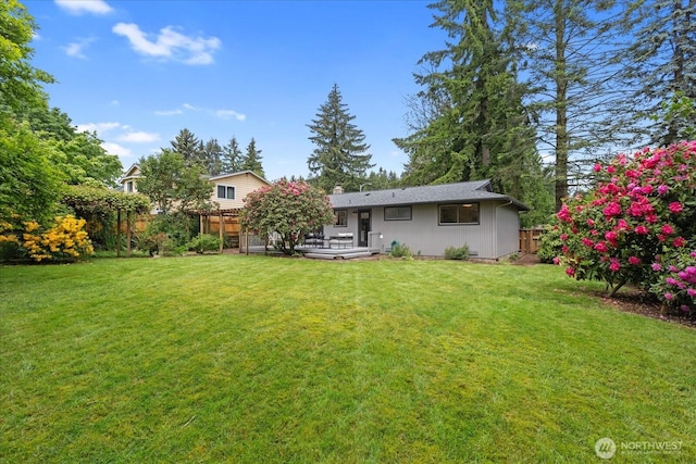 4824 237th Pl SE, Bothell, WA 98021 - rear view of property with a deck