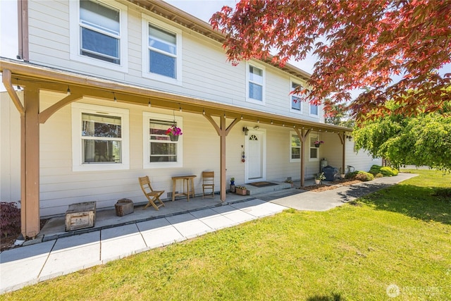 1160 Cays Rd, Sequim, WA 98382 - view of front of house with a porch and a front yard
