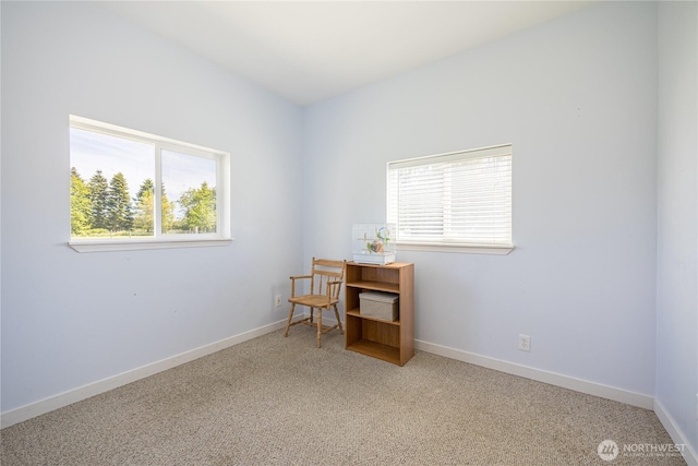 1160 Cays Rd, Sequim, WA 98382 - office area featuring light colored carpet and baseboards