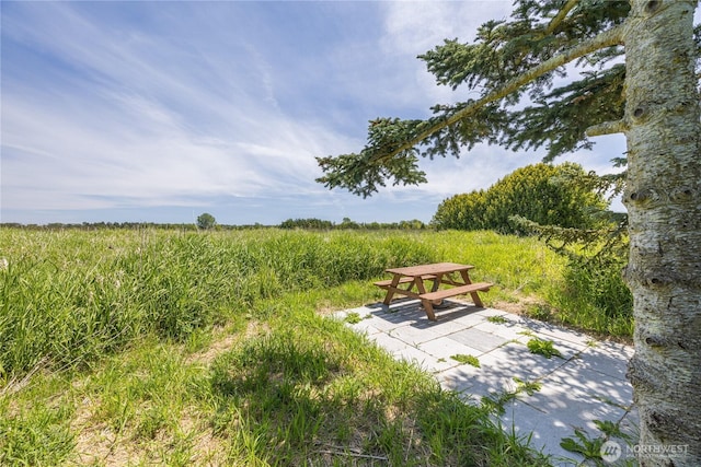 1160 Cays Rd, Sequim, WA 98382 - view of home's community with a patio area and a view of rural / pastoral area