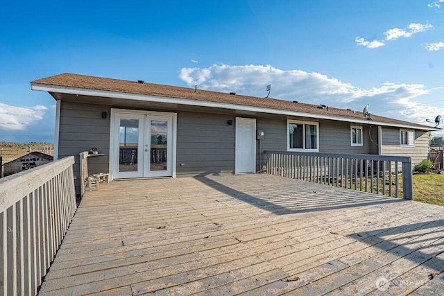 13576 NE Rd 10, Moses Lake, WA 98837 - wooden deck featuring french doors