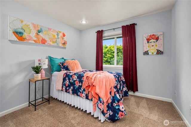 27772 213th Ct SE, Maple Valley, WA 98038 - carpeted bedroom with baseboards and recessed lighting
