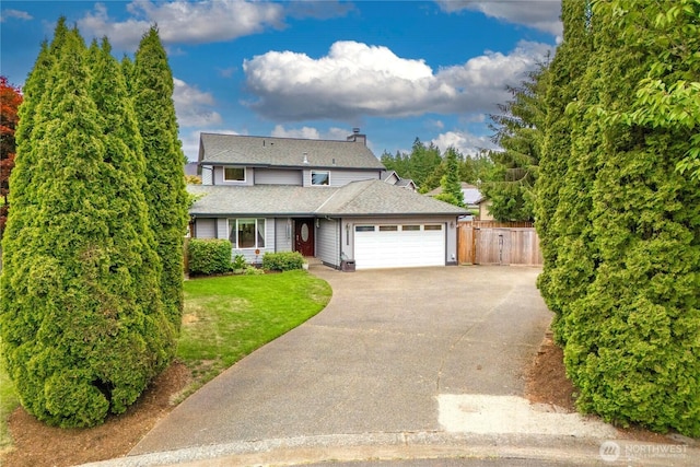 27772 213th Ct SE, Maple Valley, WA 98038 - traditional home with a garage, driveway, and a shingled roof