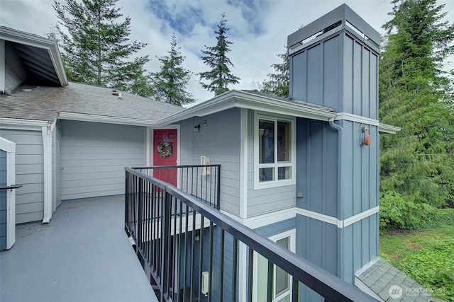 12019 NE 204th Pl Unit D303, Bothell, WA 98011 - entrance to property with board and batten siding and roof with shingles