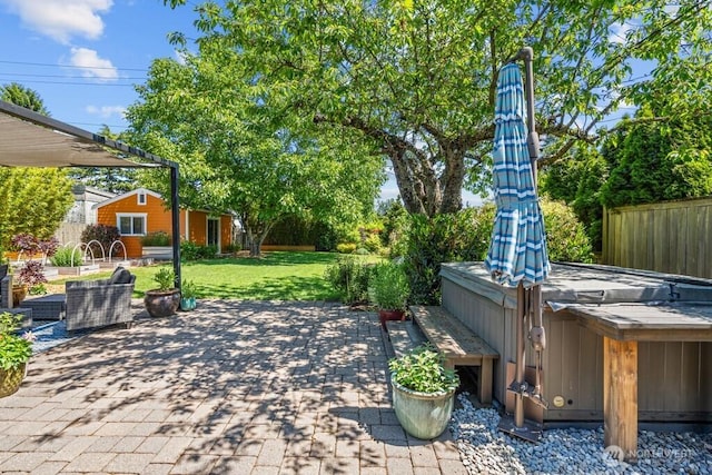 8414 34th Ave SW, Seattle, WA 98126 - view of patio / terrace with an outdoor structure