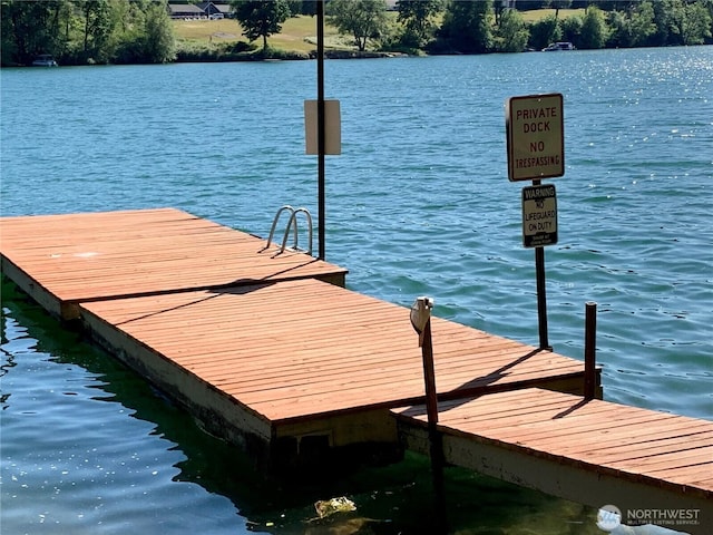 173 Steelhead Dr, Silver Creek, WA 98585 - dock with a water view