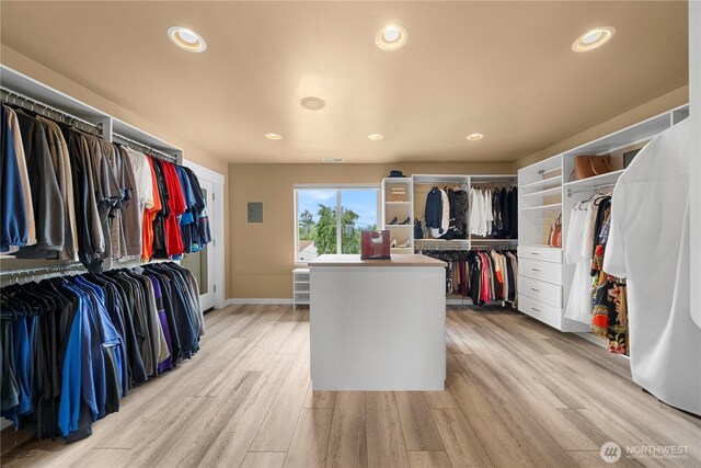 11031 Cornell Ave S, Seattle, WA 98178 - spacious closet with light wood-style flooring