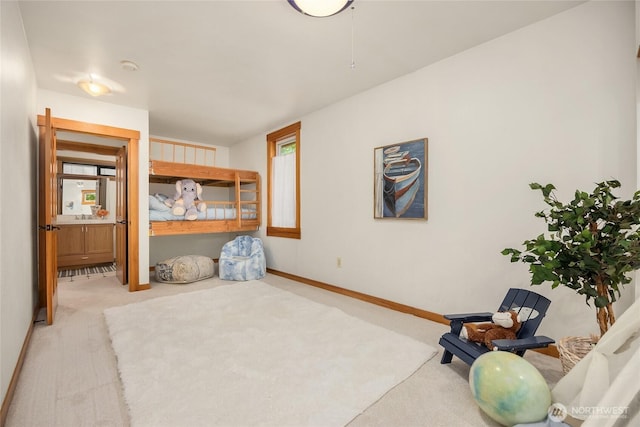 14427 Silven Ave NE, Bainbridge Island, WA 98110 - sitting room with carpet and baseboards