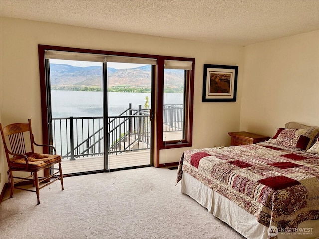 56 Westlake Rd, Oroville, WA 98844 - carpeted bedroom featuring access to outside and a textured ceiling
