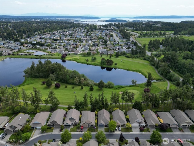 1770 SW Aberdeen Ct, Oak Harbor, WA 98277 - aerial overview of property's location with nearby suburban area and a nearby body of water