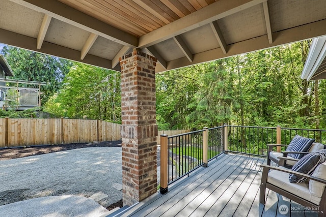 27302 NE 153rd Pl, Duvall, WA 98019 - wooden deck featuring a fenced backyard