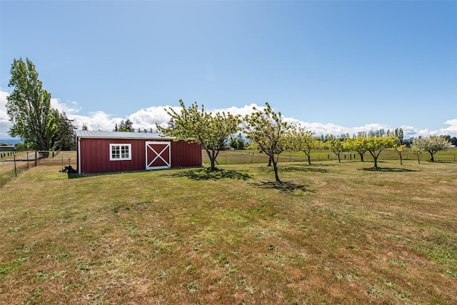 51 Rainbows End Ln, Sequim, WA 98382 - view of yard with an outbuilding