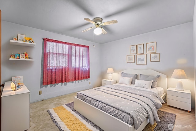 420 E Connecticut St, Bellingham, WA 98225 - bedroom featuring ceiling fan