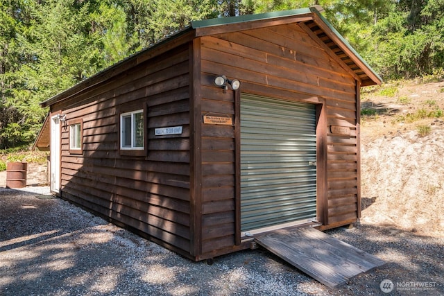 55 Wrangler Ln, Leavenworth, WA 98826 - view of outdoor structure featuring a view of trees