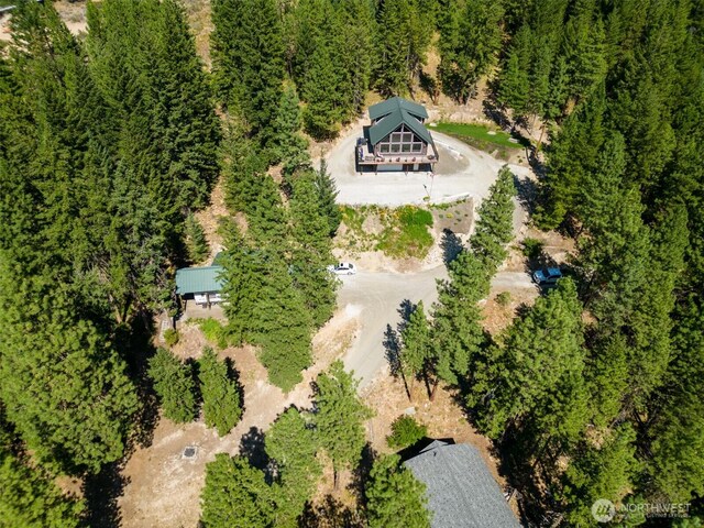 55 Wrangler Ln, Leavenworth, WA 98826 - aerial view of property and surrounding area