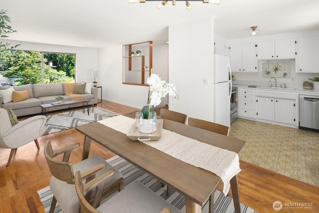 19716 81st Pl W, Edmonds, WA 98026 - dining room featuring light wood-style floors