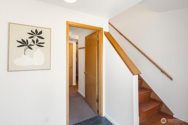 19716 81st Pl W, Edmonds, WA 98026 - stairway featuring baseboards