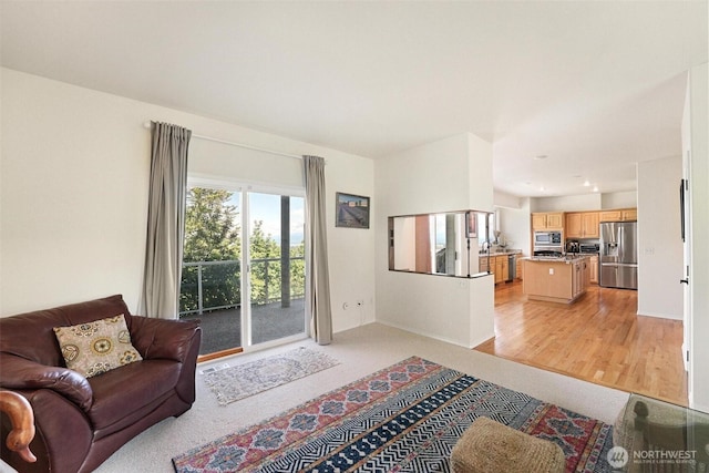 1048 Cassius Ct, Camano Island, WA 98282 - living area with light colored carpet and baseboards