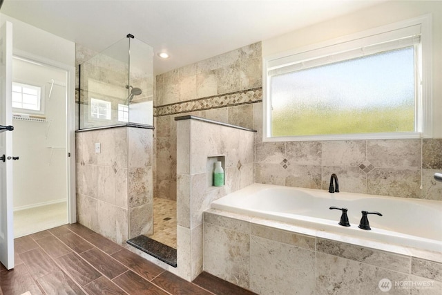 1048 Cassius Ct, Camano Island, WA 98282 - full bath with a garden tub and a walk in shower