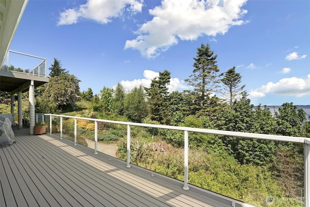 1048 Cassius Ct, Camano Island, WA 98282 - view of wooden deck