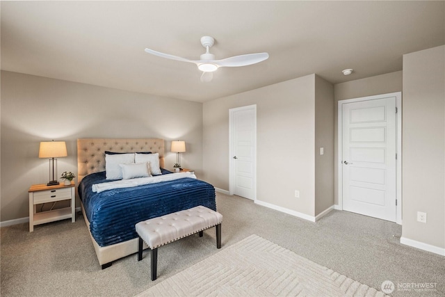 25701 204th Pl SE, Covington, WA 98042 - bedroom featuring carpet, baseboards, and ceiling fan
