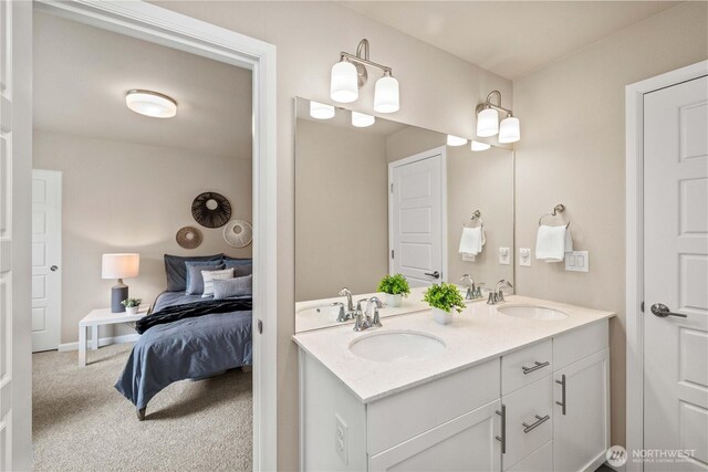 25701 204th Pl SE, Covington, WA 98042 - ensuite bathroom featuring double vanity