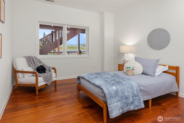 16822 SE 26th St, Bellevue, WA 98008 - bedroom with wood finished floors and baseboards
