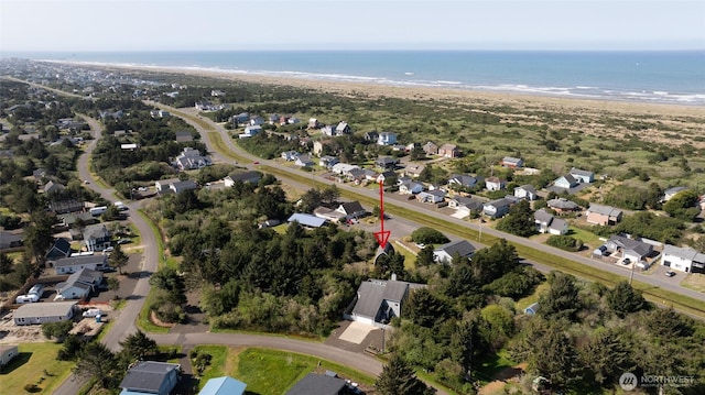 568 Cowlitz Ct SW, Ocean Shores, WA 98569 - aerial overview of property's location featuring a large body of water and nearby suburban area