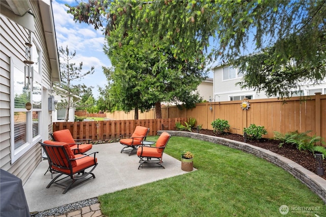 1317 60th St SE Unit A, Auburn, WA 98092 - view of yard with a patio area