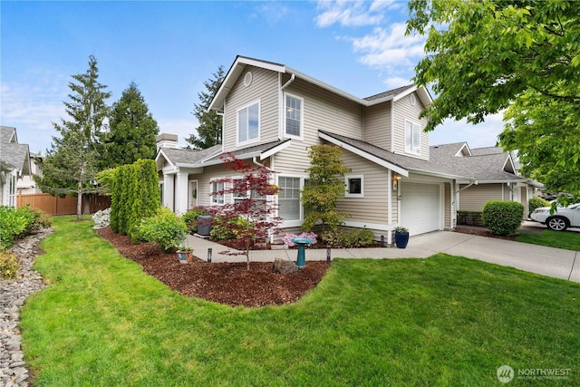 1317 60th St SE Unit A, Auburn, WA 98092 - traditional-style house featuring concrete driveway