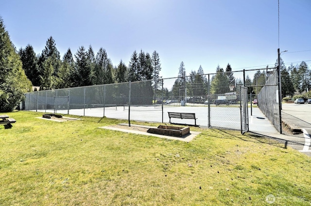 201 E Sleaford Rd, Shelton, WA 98584 - view of tennis court