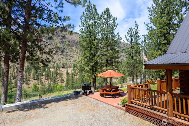 21 Oakes Dr, Tonasket, WA 98855 - view of yard featuring a patio and outdoor dining area