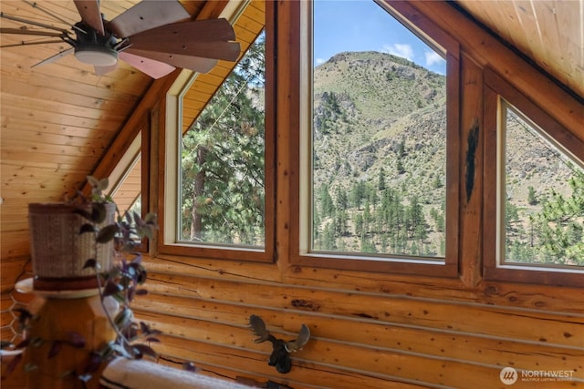 21 Oakes Dr, Tonasket, WA 98855 - detailed view of mountains and ceiling fan