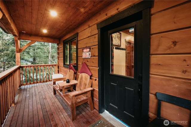 15033 Welcome Rd, Glacier, WA 98244 - view of wooden porch