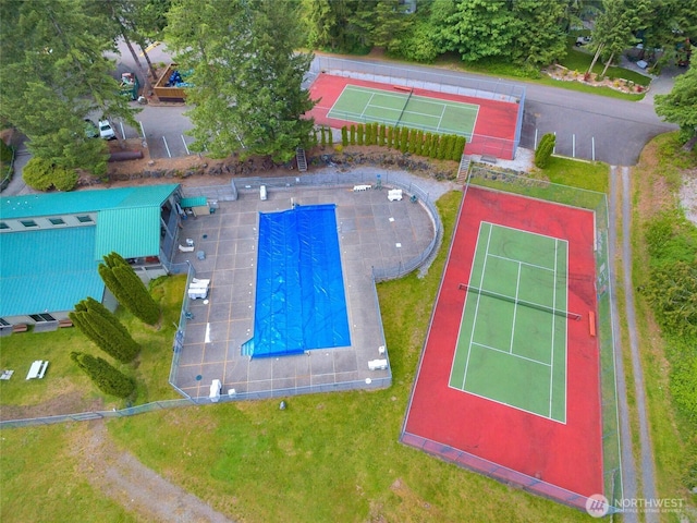15033 Welcome Rd, Glacier, WA 98244 - bird's eye view of a pool area