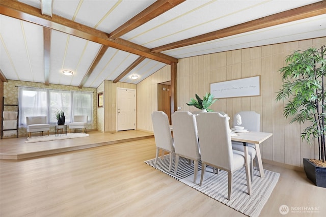 1405 226th St NW, Silvana, WA 98287 - dining room featuring wood finished floors, baseboards, and wooden walls