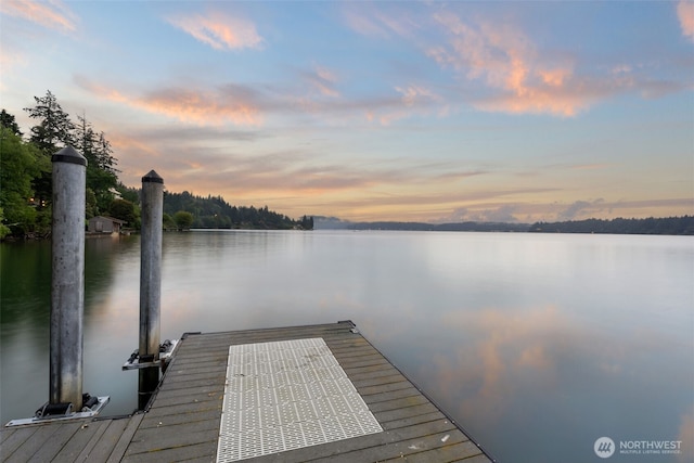 4825 Bayshore Ln NW, Olympia, WA 98502 - dock with a water view