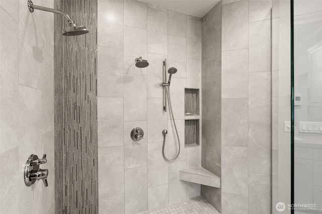 4825 Bayshore Ln NW, Olympia, WA 98502 - bathroom with tiled shower