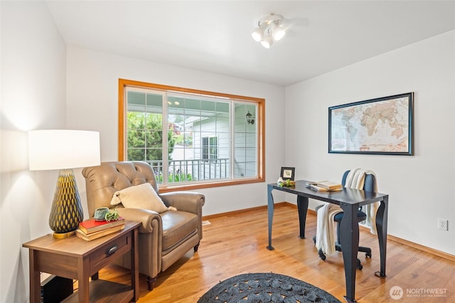 4239 Northridge Way, Bellingham, WA 98226 - home office with wood finished floors and baseboards