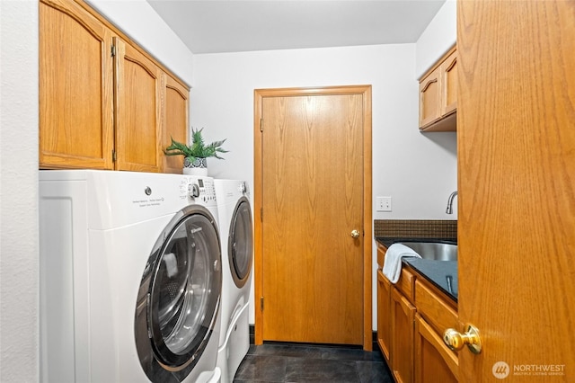 4239 Northridge Way, Bellingham, WA 98226 - laundry room with separate washer and dryer and cabinet space
