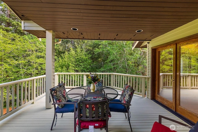 434 N 8th St, Montesano, WA 98563 - deck with outdoor dining area