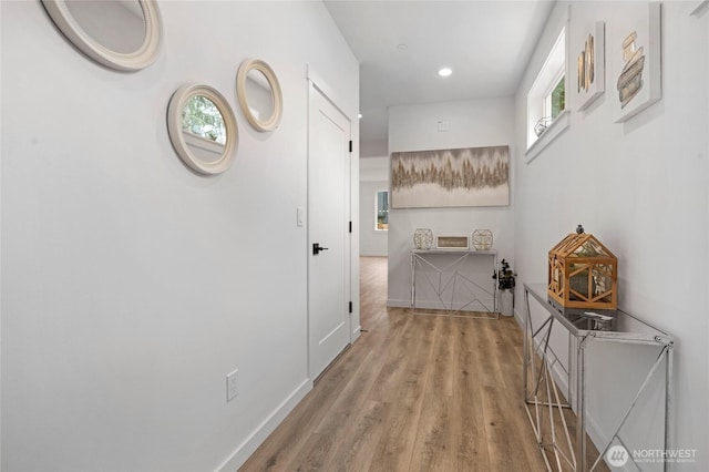 2617 Spruce Rd Unit A, Lake Stevens, WA 98258 - corridor featuring wood finished floors and recessed lighting
