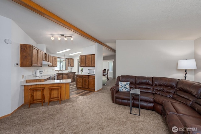 18226 Road B NW, Ephrata, WA 98823 - carpeted living room featuring baseboards